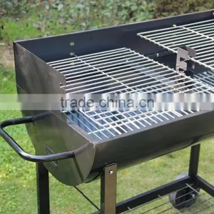 Large Barrel BBQ Grill Trolley thumbnail-4