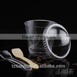 China Manufactory Provide PS Material Blister Process Disposable Plastic Ice Cream Cup Lids thumbnail-4