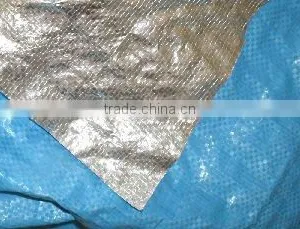 Heat Reflective Aluminum Film/Foil Laminated Woven Cloth thumbnail-1