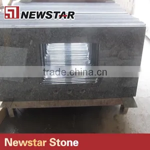 Blue Polished Granite Countertop Metal Countertop Edges thumbnail-1