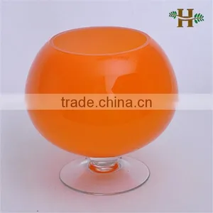 Delicate Round Glass Ball Candle Holder Glass thumbnail-1