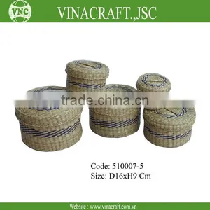 Round Storage Box Set of 5 thumbnail-1