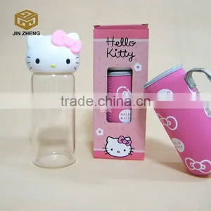 High Borosilicate Water Cup, Cute Pet Glass Water Cup Wholesale thumbnail-1