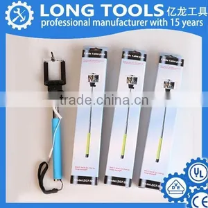 Wholesale Stainless Steel Cable Take Pole Wired Selfie Stick Rod for Smartphone thumbnail-2