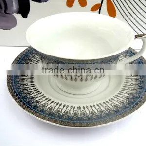 Customized Logo Chinese Wholesale Tea Cups and Saucers thumbnail-1