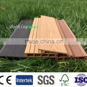 Wpc Wall Panel, Wall Cladding, Wpc Decking Like Wood Decking thumbnail-1