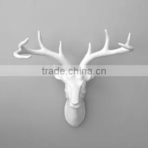 Art Sculpture Resin Wall Animal Deer Head Sculpture thumbnail-1