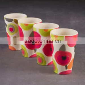 Colorful Decal Design Burst Sells Bamboo Fiber Dinnerware Sets thumbnail-5