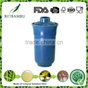 Welcome Environmental Conventional Bamboo Fiber Cup With Lid thumbnail-1