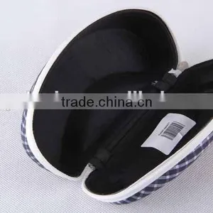 Textile Fabrics Glasses Box With Grid Pattern/glasses Box thumbnail-3