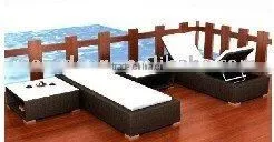 Rattan Chaise Lounge thumbnail-1
