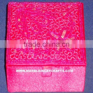 Gorgeous Zari Hand Embroidery Box thumbnail-1
