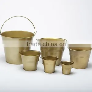 Hot Sales Metal Pail Mini Tin Bucket Halloween Candy Bucket thumbnail-4