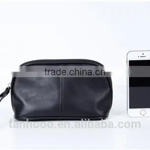 Fashion Travel Hanging Professional Wholesale PU Leather Makeup Bag thumbnail-2