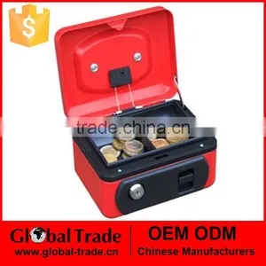 451517 Security Box Metal Safe Cash Storage Money Coins Lock Box thumbnail-1