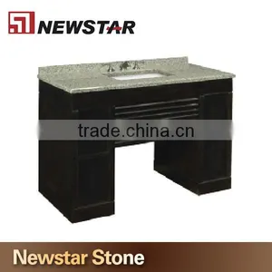Hotel Corner Bathroom Vanity Base With Solid Wood Legs thumbnail-1