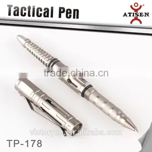 6061Aluminum Steel Tactical Ball Point Pen,glass Breaker 2 in 1 TP-178 thumbnail-2