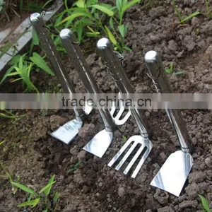 High Grade Stainless Steel Mini Digging Garden Hoe thumbnail-2