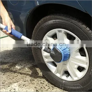Water Fed Car Wheel Brush With Extension Pole thumbnail-1