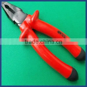 Combination Pliers With Red Handle thumbnail-1
