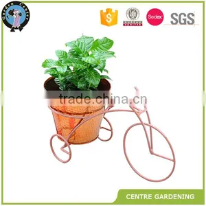 Indoor Wrought Iron for Wedding Bicycle Flower Stand thumbnail-1