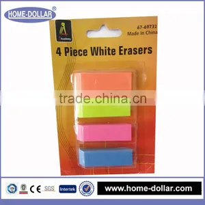 Hot Sale Office and School Supplies Rectangular Rubber White Plastic Eraser for School thumbnail-4