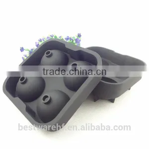 Novelty Hot Sell Silicone Ice Glass Mold on Ebay,amazon Fda Silicone Ice Sphere Ball Mold. thumbnail-4