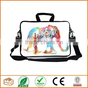 Elephant Neoprene Laptop Shoulder HandBag,TsuiWah(TM)12" 12.1" 12.5"13" 13.3" 13.4" Inch Laptop Notebook Computer Shoulder Bag thumbnail-2