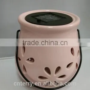 2015 Newly Launched Ceramic Solar Petals Lamp thumbnail-2
