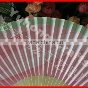 High Quality DIY Bamboo Paper Fan for Gift thumbnail-2