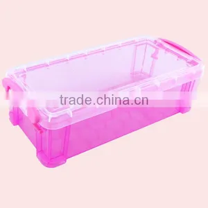 2016 New Clear Large Plastic Storage Container With Handle thumbnail-3