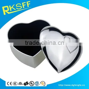 Hot Selling Simple Design Small Gift Boxes Metal/alloy Jewelry Box thumbnail-4