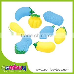 Hot Sale Cartoon Rubber Soft Toys Fruits and Vegetables thumbnail-1