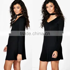 Loose Fit Casual Rompers Jumpsuits Women 2017 Long Sleeve Strappy Swing Styles Womens Jumpsuit Playsuit thumbnail-1