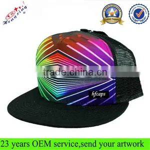 2014 Custom Captain Juniors Trucker Snapback Cap With Side Pavement thumbnail-1