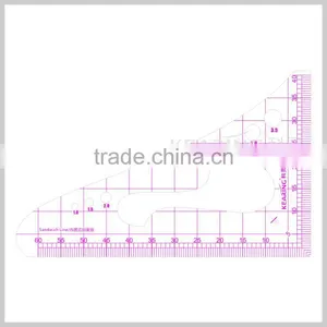 Kearing High Quality Sandwich Line Scale Rulers 1:4 Plastic Rulers for Japan Market #851401 thumbnail-1