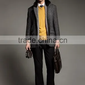 Wool High Quality Winter Warm Men Coat Made to Measure Overcoat. BCL030 thumbnail-4