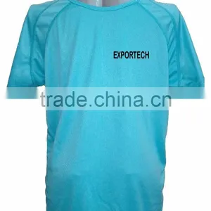 Light Blue Sports Running T-shirts thumbnail-1