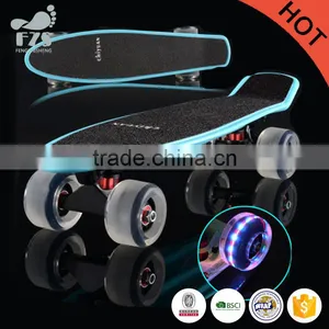 HSJ248 Professional Aluminium Alloy Flying Skateboard Large PU Wheels Skateboard thumbnail-1
