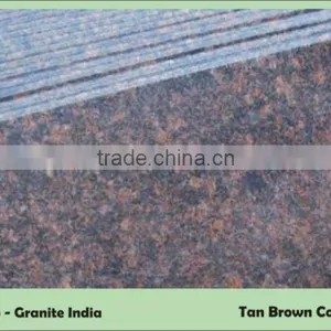 Tan Brown Granite / Indian Tan Brown Granite Stairs / Counter Tops / Slabs thumbnail-2