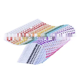Custom Popular Wholesale Self Adhesive Crystal Sticker Sheet for Car thumbnail-1