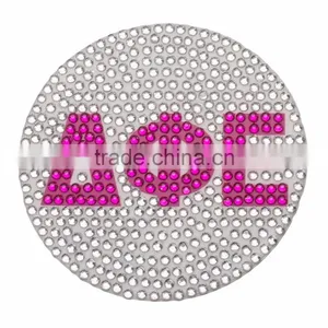 Music Note Rhinestone Gem Acrylic Stone Sticker Purple Acrylic Stone Glitter Powder Design thumbnail-5