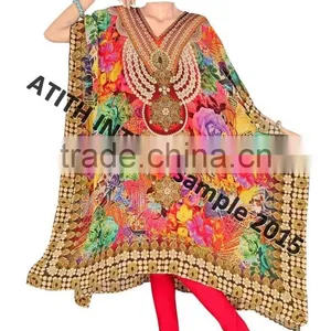 DIGITAL PRINT VISCOSE KAFTANS thumbnail-2