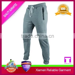 2017 Wholesale Gray Colour Dress Sports Pants/running Pants Mens Jogger Pants With Cheap Price and Zipper Pockets thumbnail-1