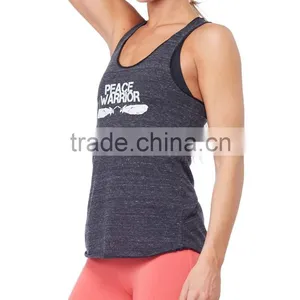 New Design Women Cotton Casual Loose Stringer Vest Top Sleeveless Sexy Summer Tank Tops Custom Stringer Vest thumbnail-3