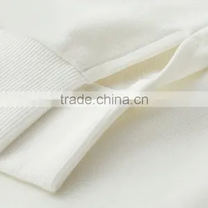 New Fashion Blank White Cotton Hoodie thumbnail-3