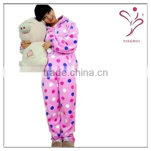 100% Polyester Printed Coral Fleece Girl's Pajamas/ Sleepwear / Dressing Gow thumbnail-1