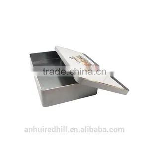 High Quality Custom Logo Rectangle Empty Tin Can thumbnail-2