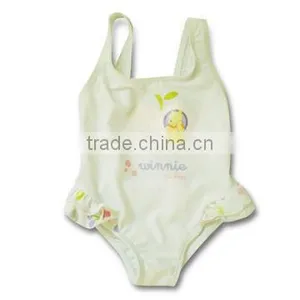 Kids Swimsuit Swimwear One Piece Cut Bow thumbnail-1