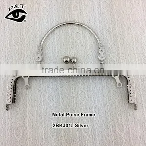 Silver Metal Purse Frame,box Clutch Frame,hard Shell Clutch Bag Metal Frame thumbnail-2